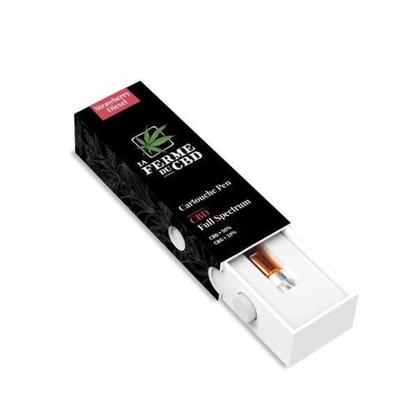 Strawberry Diesel CBD 50% CBG 10% Cartridge - Compatible with Pen