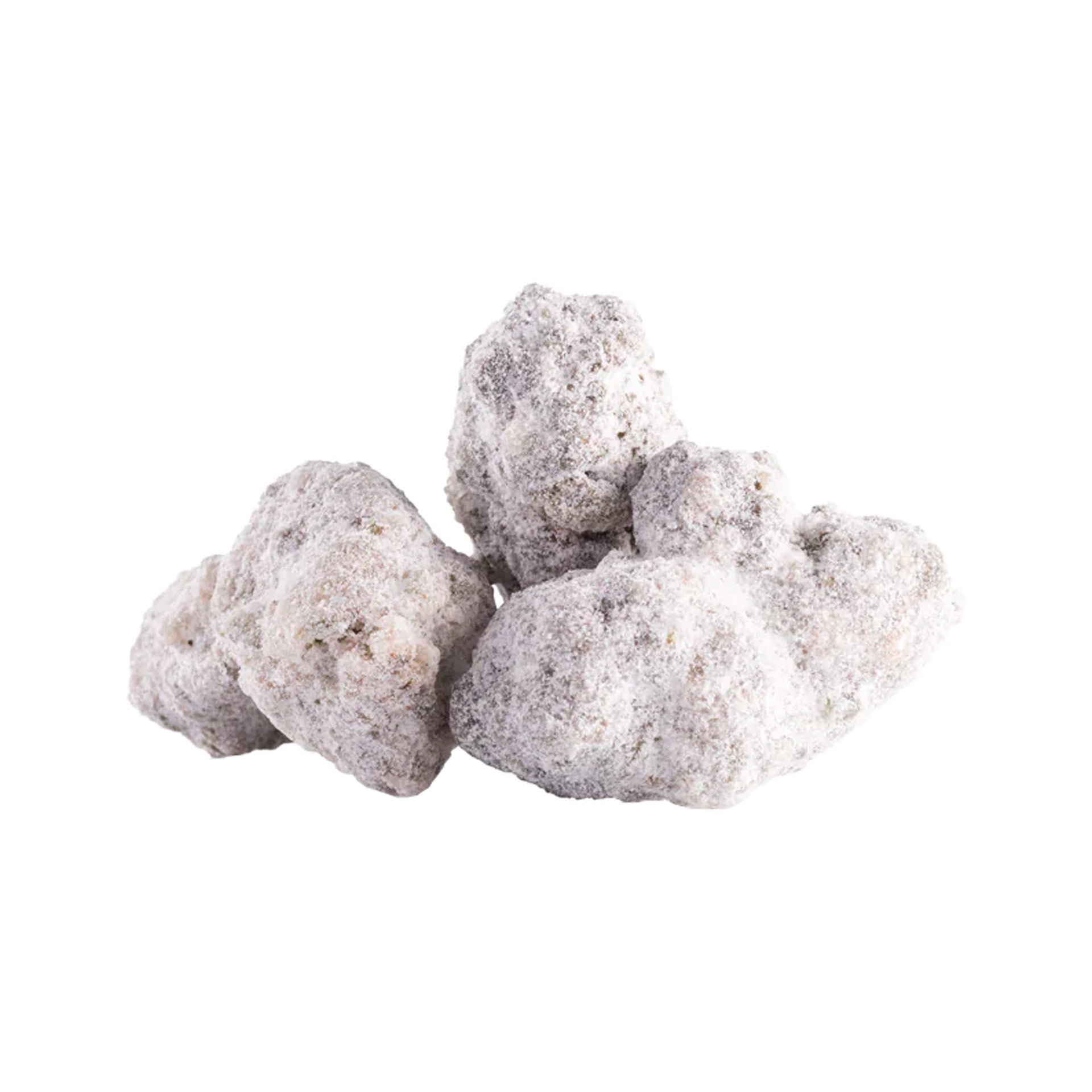 Tête de fleur de CBD avec isolat cristallin Ice Rock, avec taux de CBD de 66%