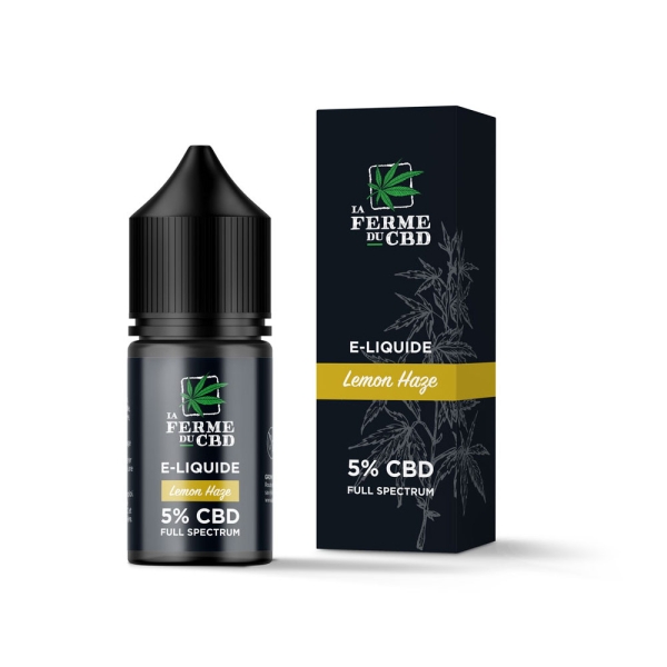 E-liquide 5% CBD Full Spectrum - Lemon Haze - La Ferme du CBD