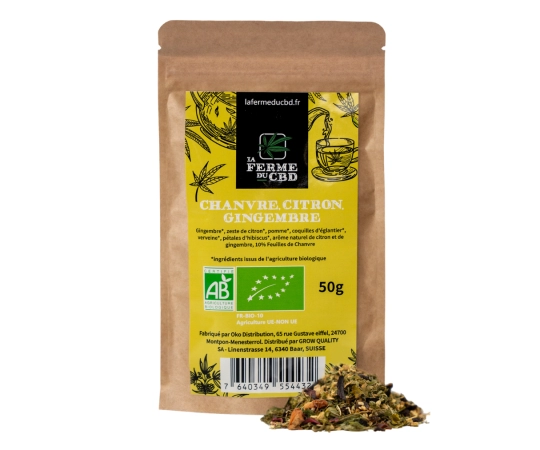 CBD-Tee Zitrone Ingwer