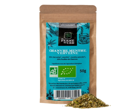 Infusion Chanvre Verveine Menthe