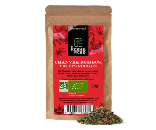 Infusion Chanvre Rooibos Fruits rouges