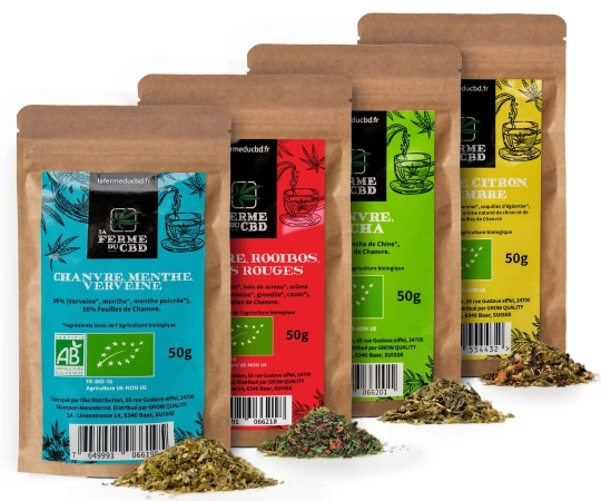 Coffret Découverte Infusions CBD Bio