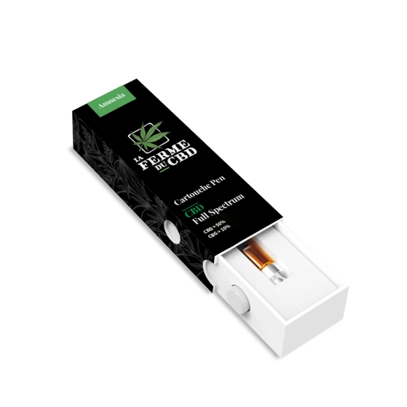 Amnesia CBD 50% CBG 10% Cartridge - Compatible with USB Pen Battery