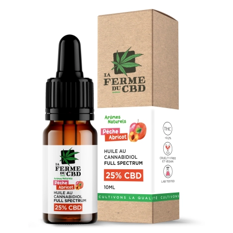 25% Peach-Apricot CBD oil