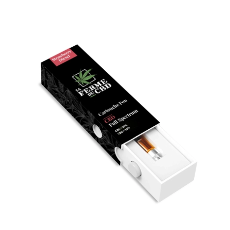 Cartouche e-liquide pour pens Strawberry Diesel avec 50% de CBD et 10% de CBG