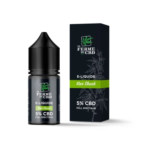 E-Liquide Kiwi Skunk - 5% CBD Full Spectrum