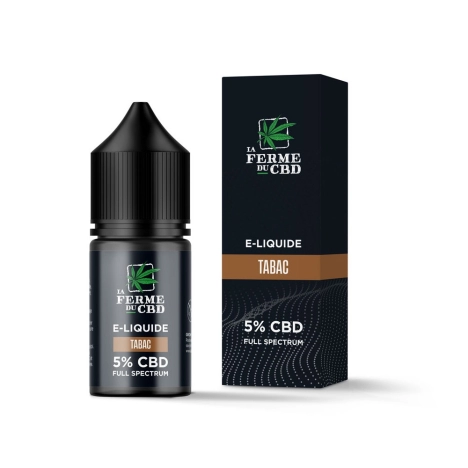 E-Liquide Tabac - 5% CBD Full Spectrum