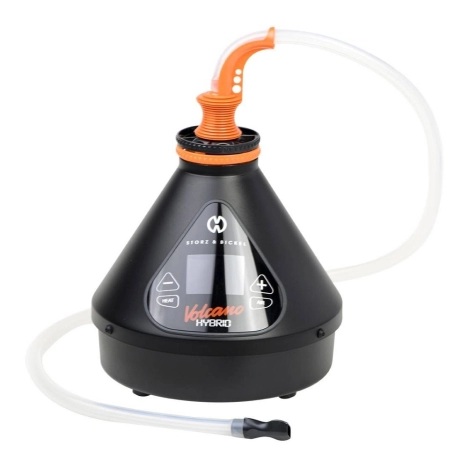 Vaporisateur de CBD Volcano Hybrid, de couleur noire et élégant