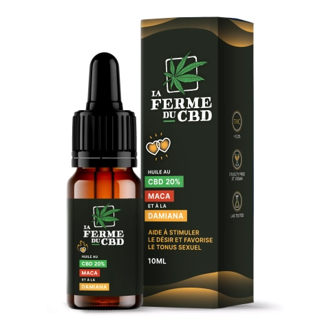 Huile LIBIDO avec Maca et Damiana