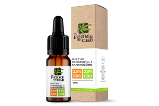 CBG 2.5% / CBD 2.5% oil