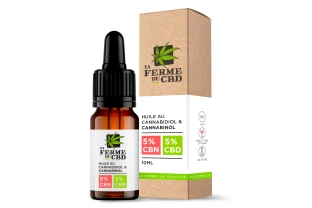 Huile CBN 5% / CBD 5%