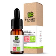 Huile CBN 2,5% / CBD 2,5%