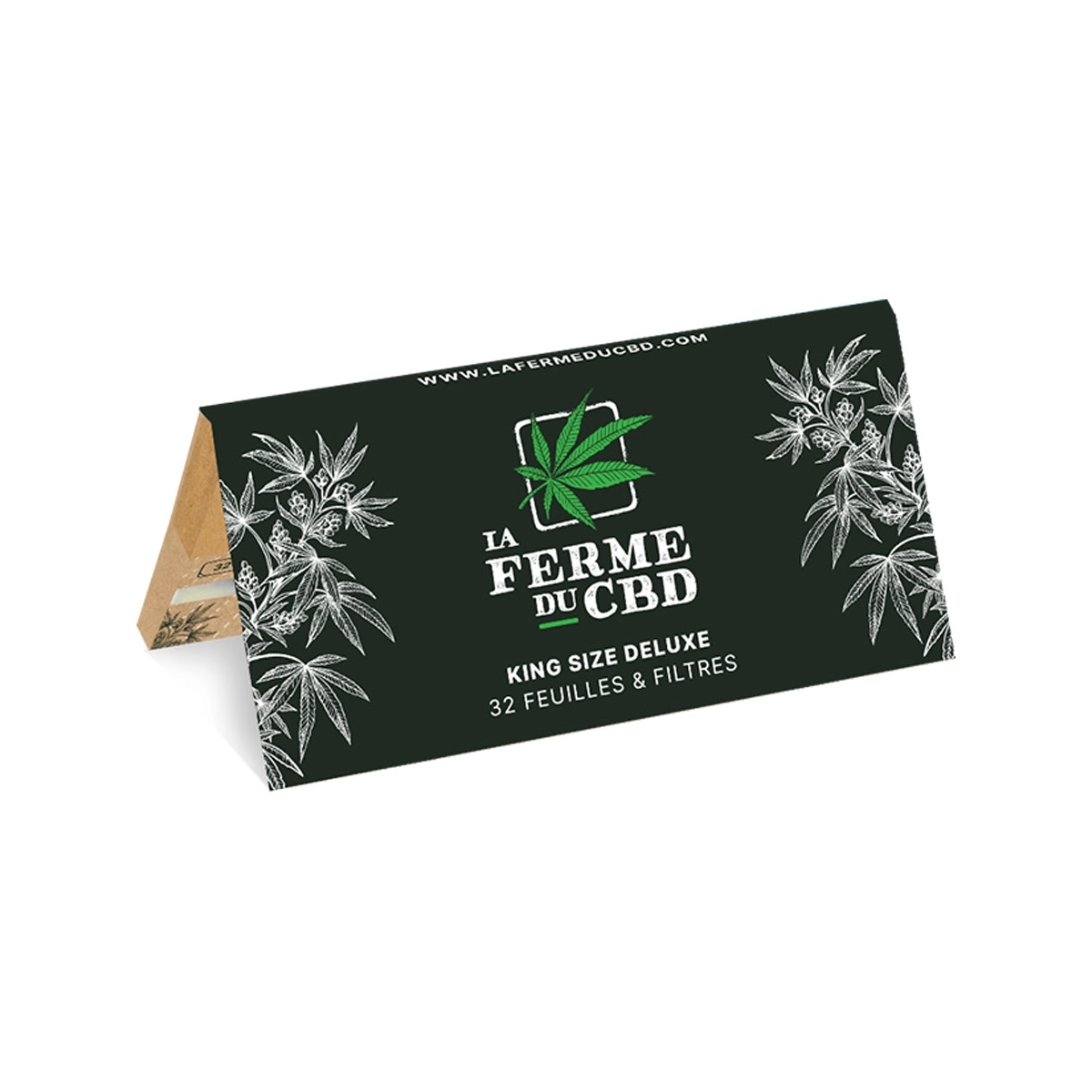 Feuilles à rouler King Size - La Ferme du CBD (32 feuilles + filtres)